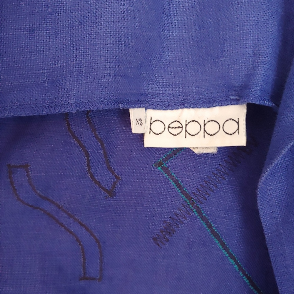 Vintage Beppa Patchwork Cropped Blazer Size XS - Picture 5 of 6